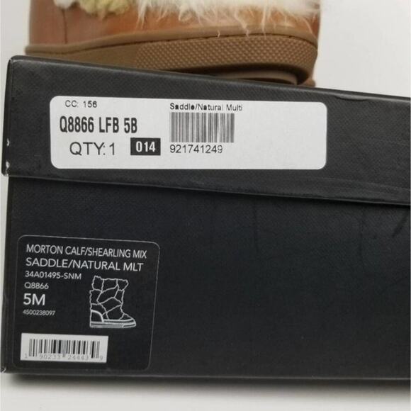 Coach Morton calf leather and sheep fur shearling boots size 5 new!!!! - Picture 10 of 11